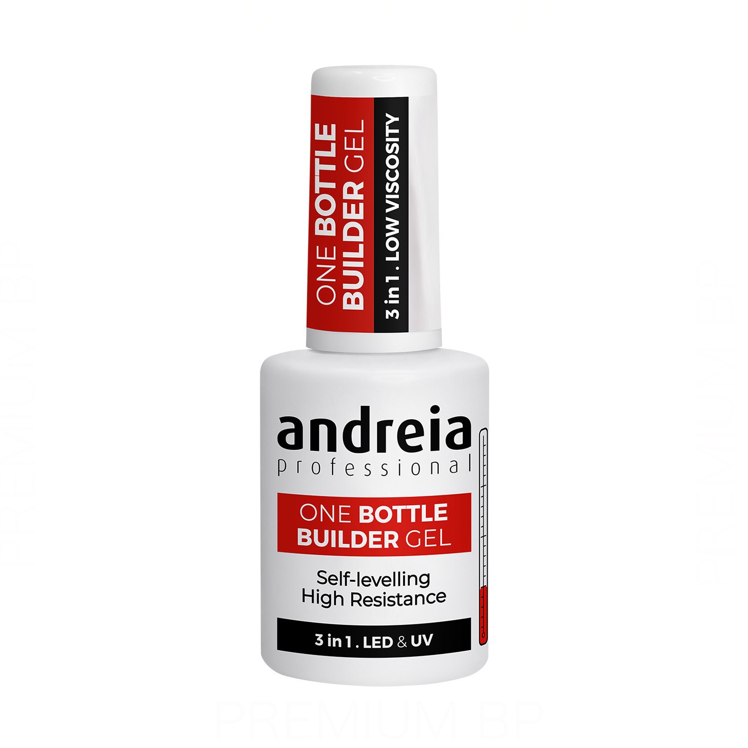 Andreia Professional One Bottle Builder Gel Gel Construcción 3 en 1 Baja Viscosidad Soft White 14 ml